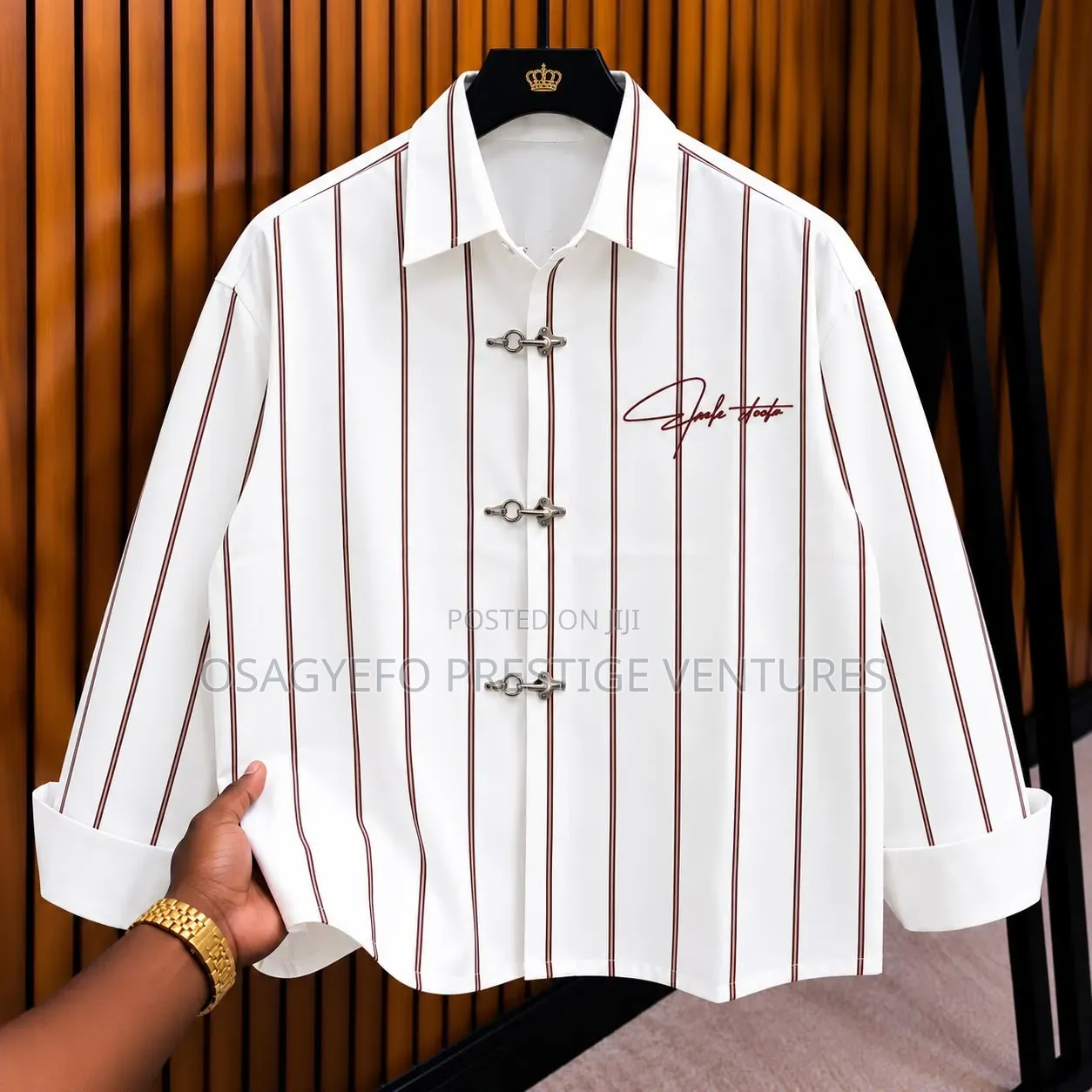 Men's Luxury Striped Shirt