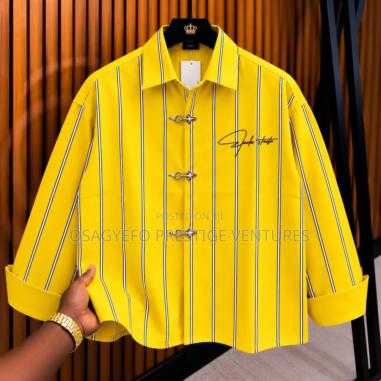 Men's Luxury Striped Shirt