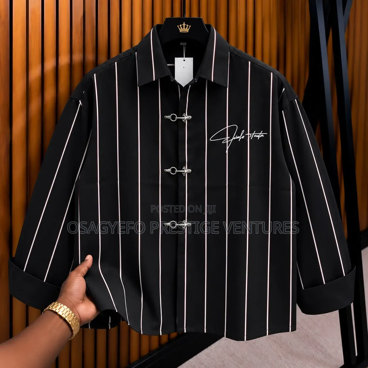 Men's Luxury Striped Shirt