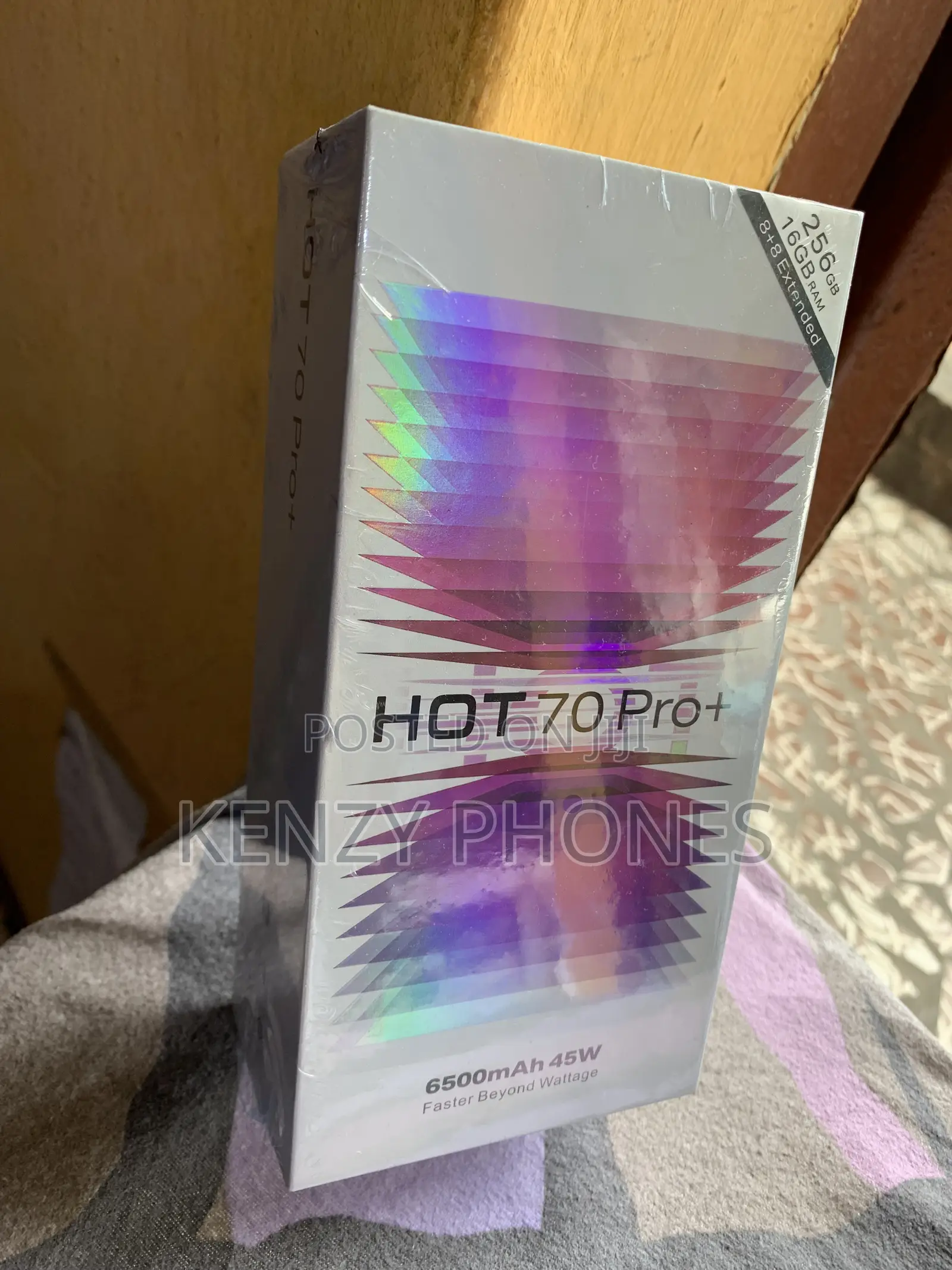 New Infinix Hot 70 Pro 5G+ 256 GB Gray