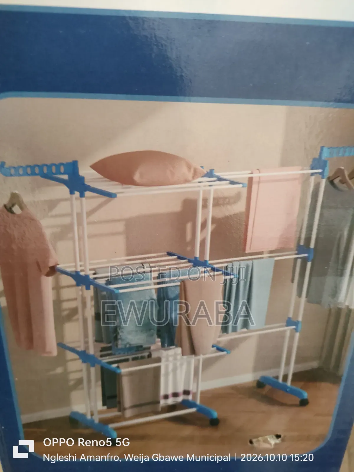 Expandable Foldable Clothes Dryer Rack