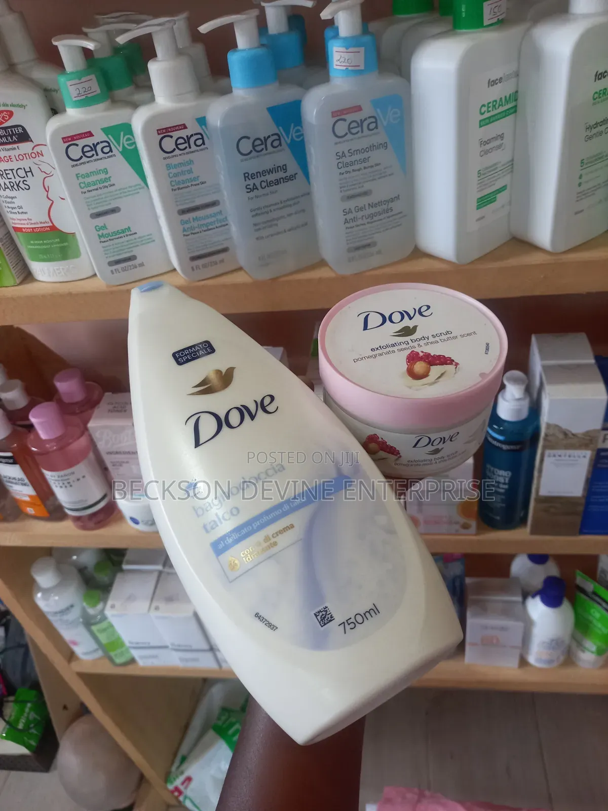 Dove Shower Set