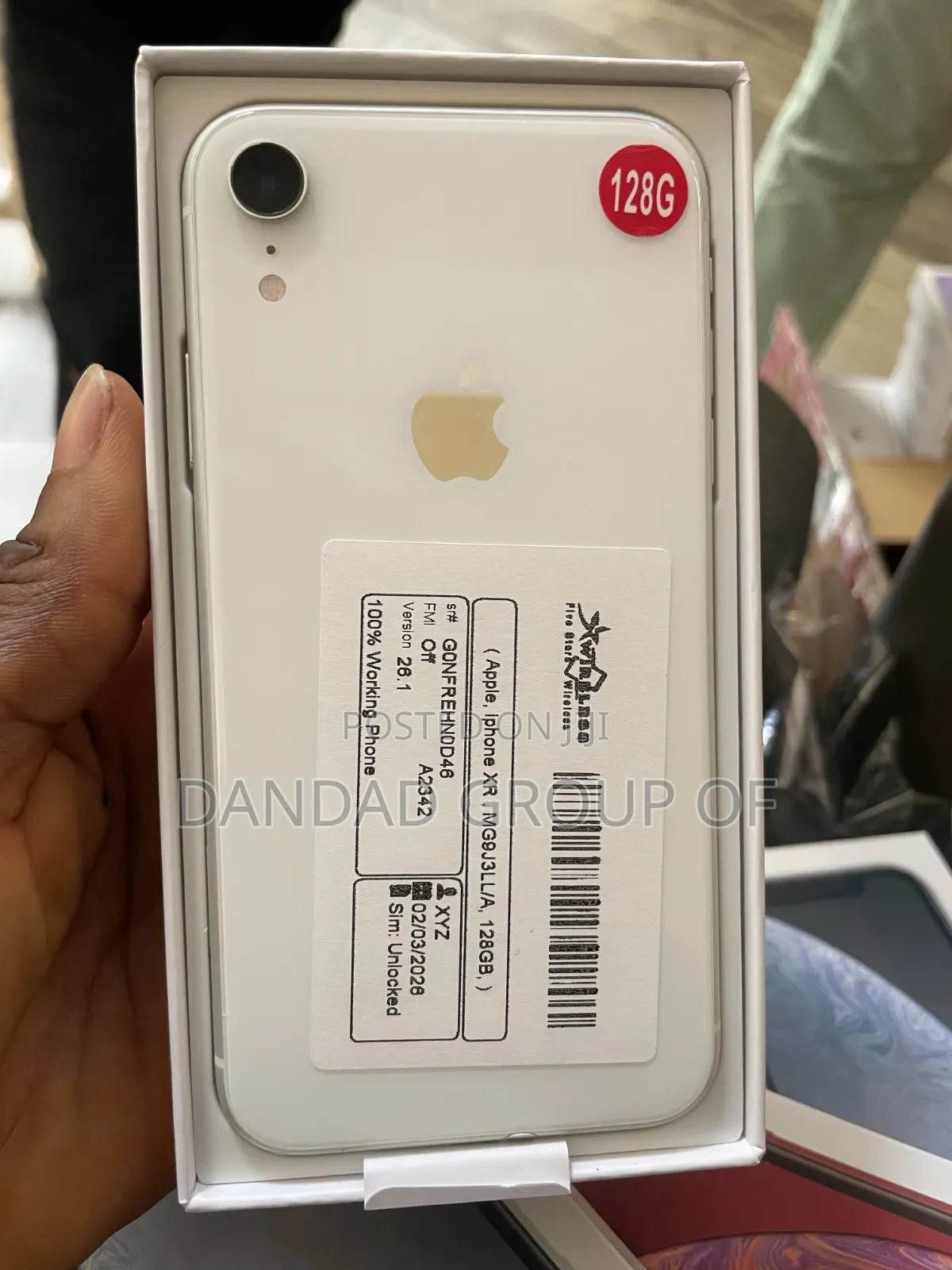 New Apple iPhone XR 128 GB White