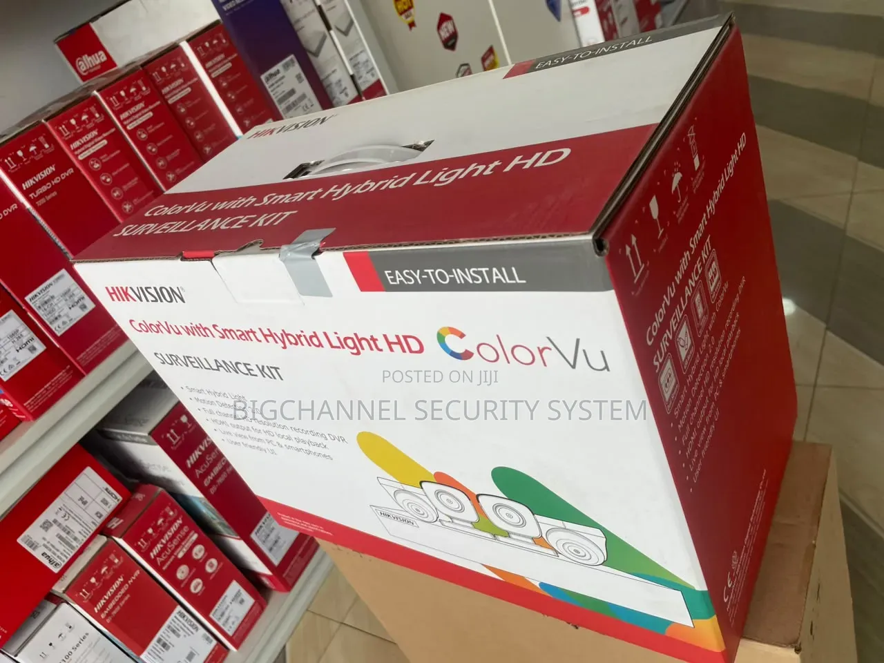 Hikvision Colorvu Surveillance Kit Ds-J142i/7204ghi-M1+2+2cam/Colorvu