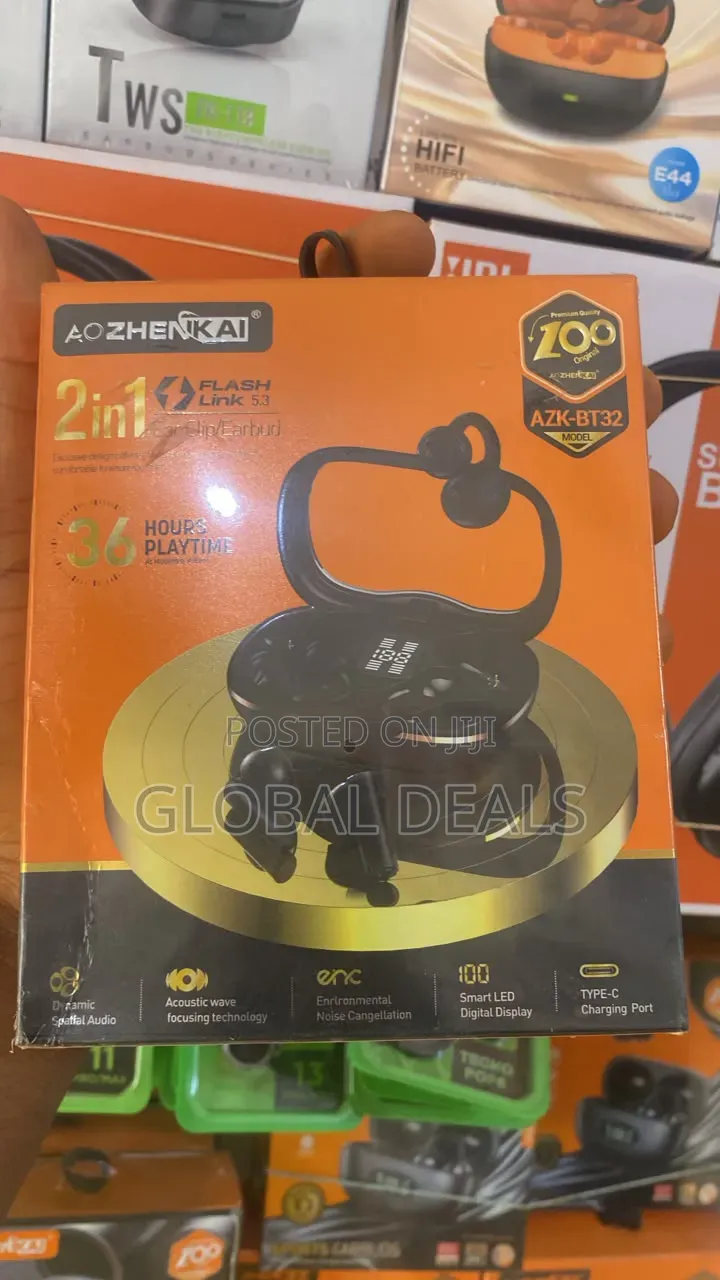 ZHENKAI 2in1 Earclip/Earbud