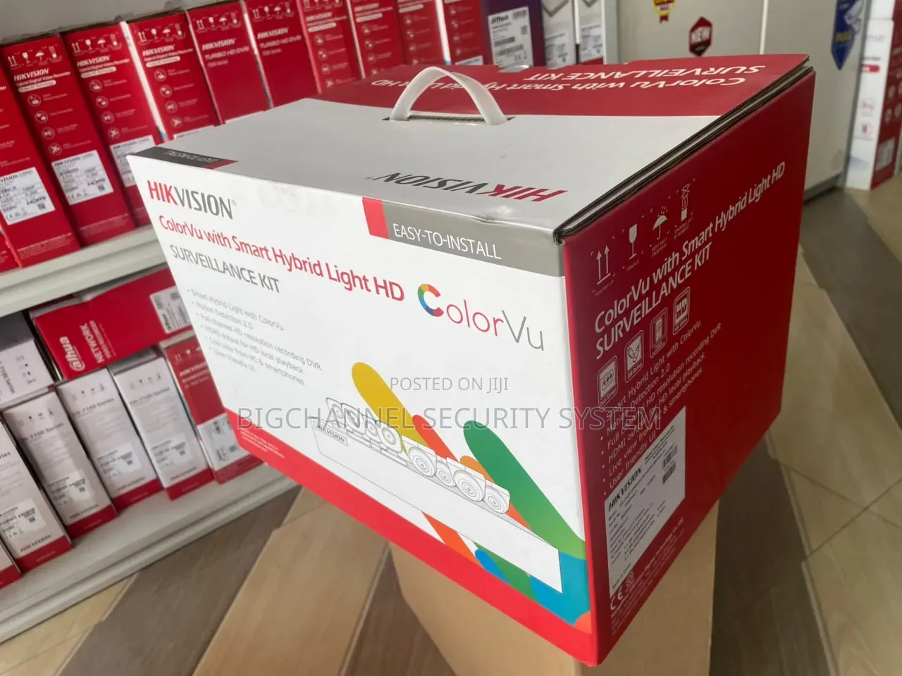 Hikvision Colorvu Surveillance Kit Ds-J142i/7208hghi-M1+4+4cam/Colorv