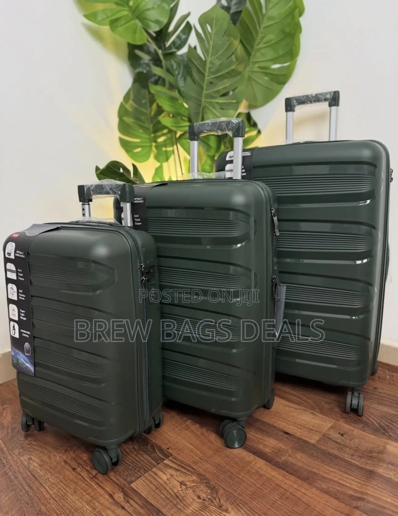Premium Quality 3set Goodpartner Silicon Unbreakable Traveling Bag.