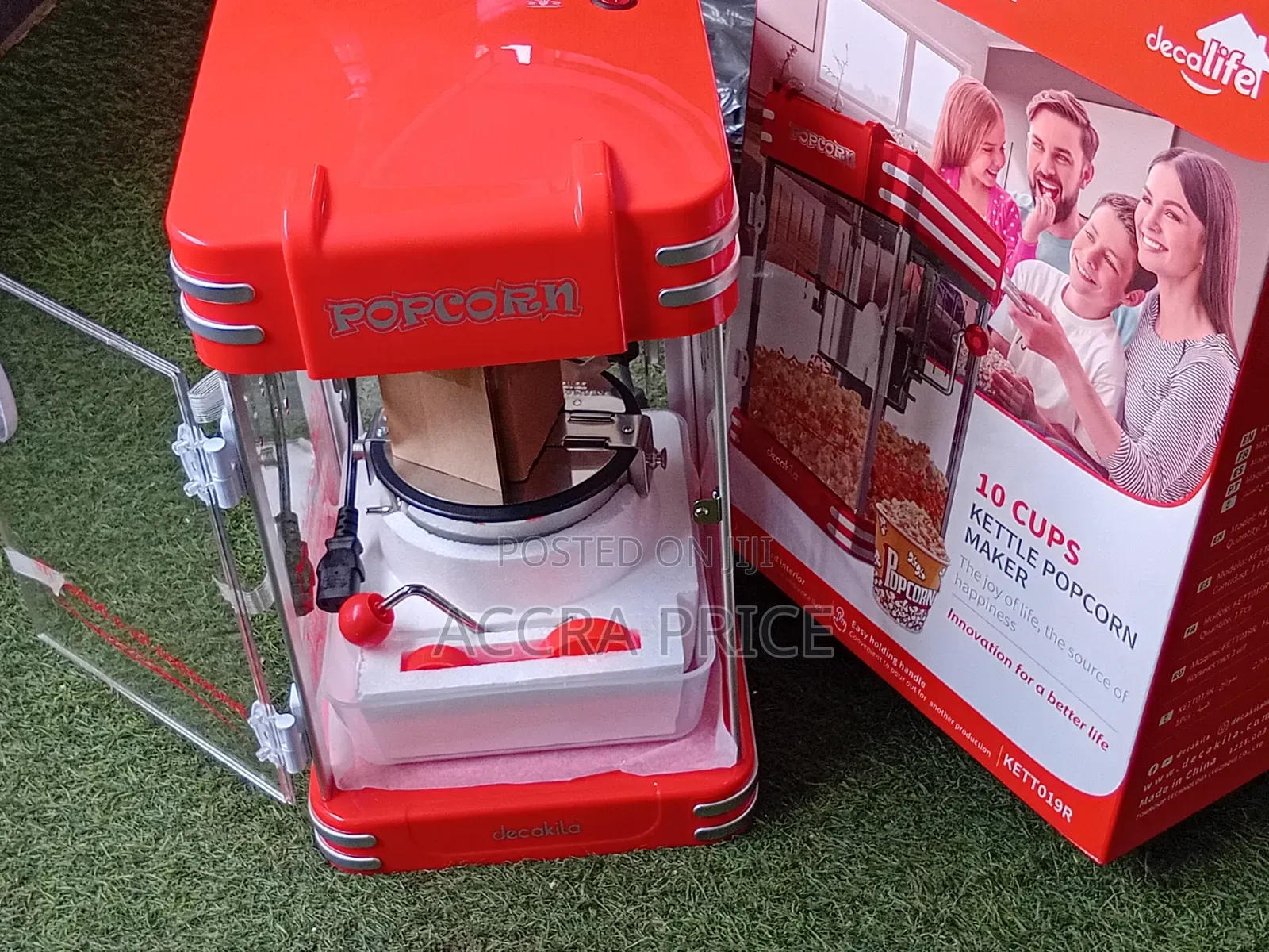 Decakila 10 Cups Popcorn Maker for Movie Nights