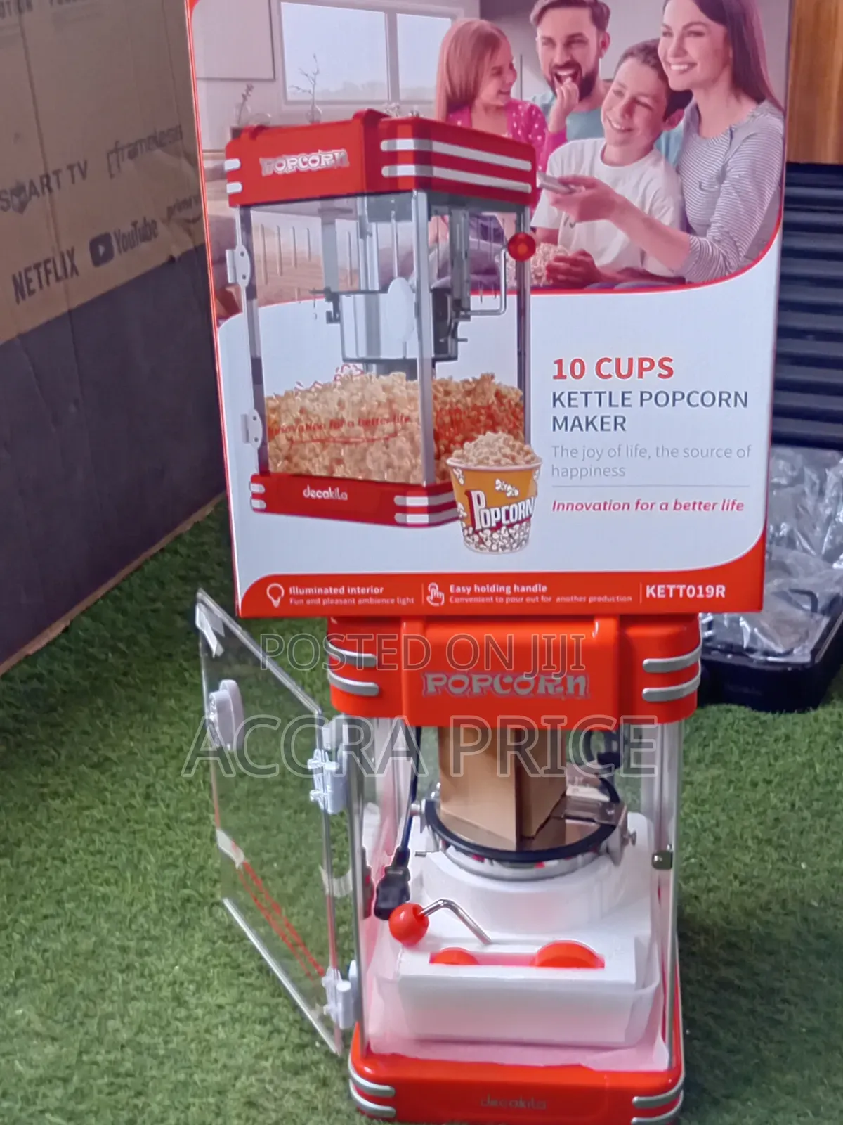 Decakila 10 Cups Popcorn Maker for Movie Nights