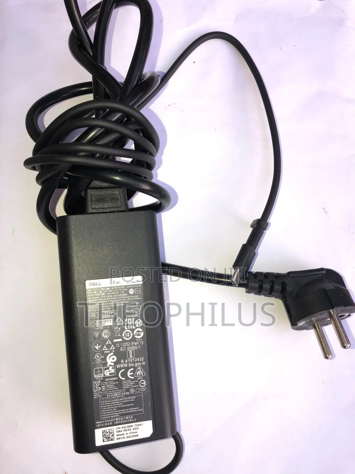 Original 65W USB Type-C Laptop Charger Fast Charging Adapter