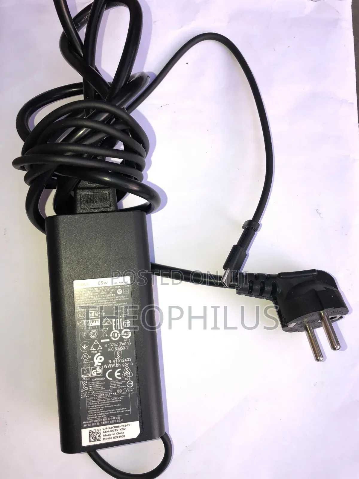 Original 65W USB Type-C Laptop Charger Fast Charging Adapter