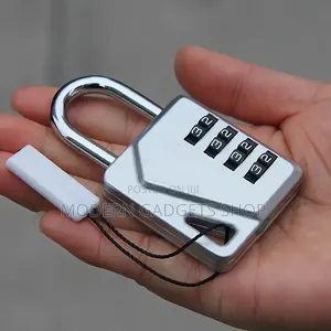 4-Digit Combination Padlock – Resettable Keyless Security Lock