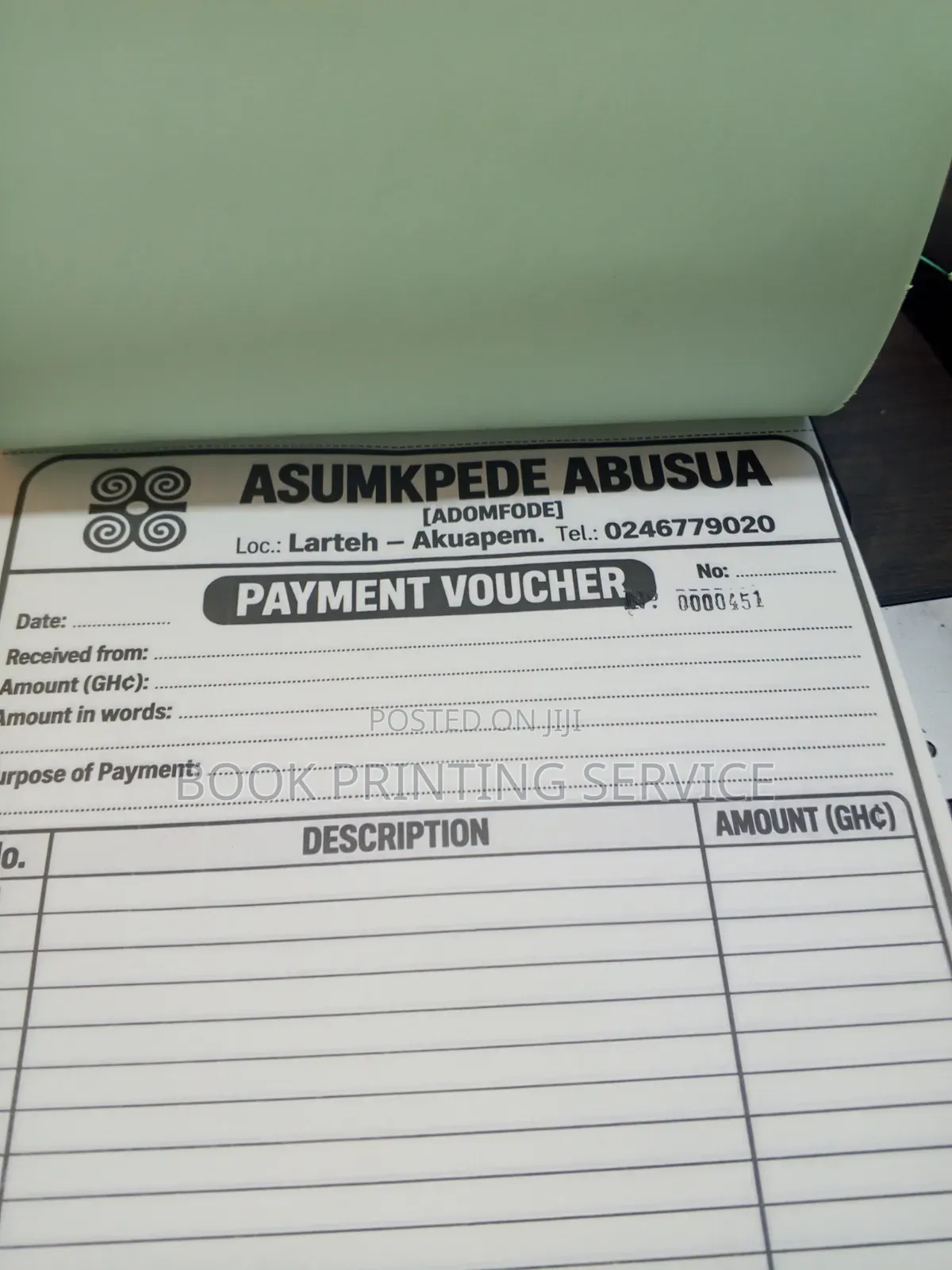 Invoice and Receipt Printing