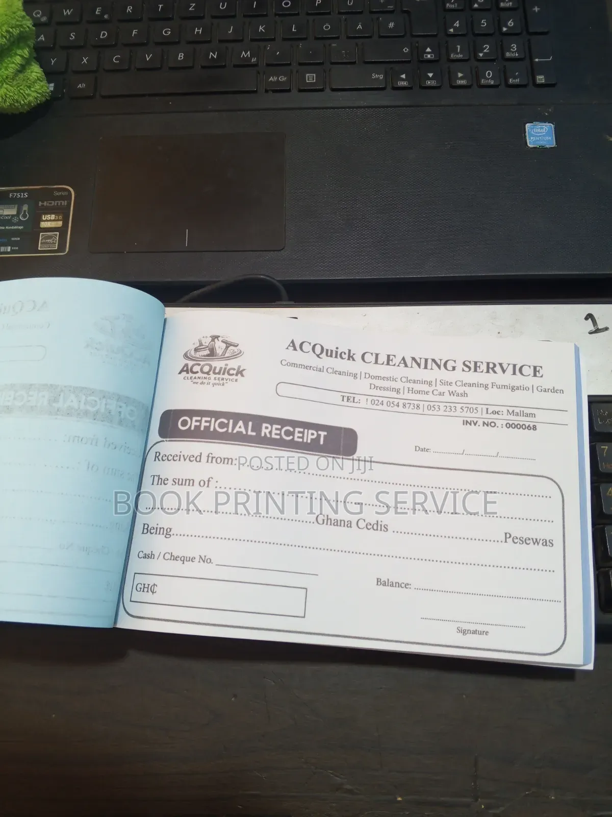 Receipt/ Invoice Adenta