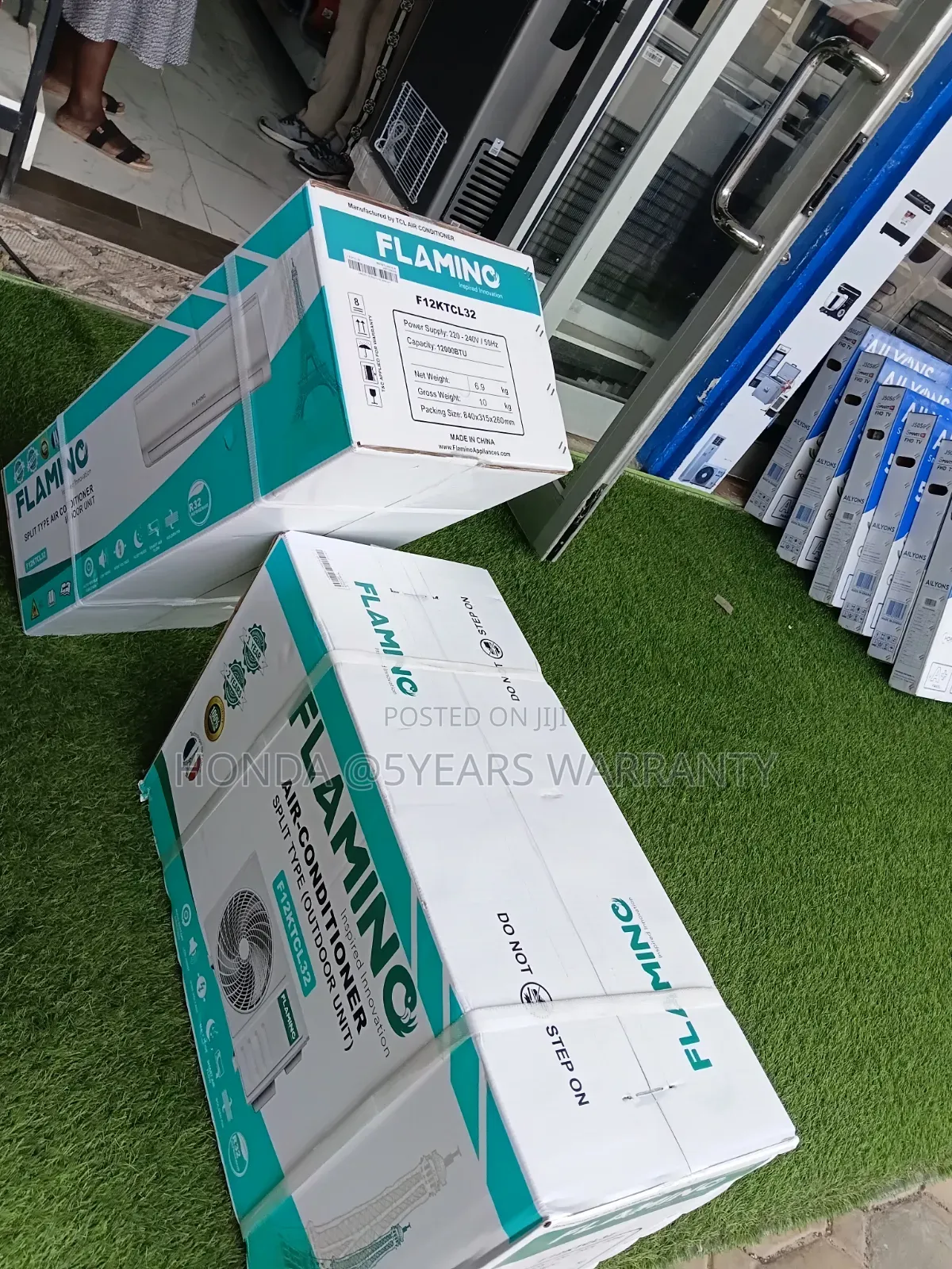 Flamino Split Type AC R32 Gas - Fast Cooling, Copper Condenser
