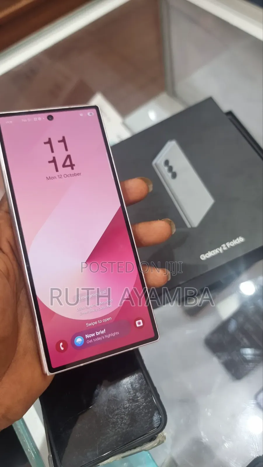 New Samsung Galaxy Z Fold6 256 GB Pink