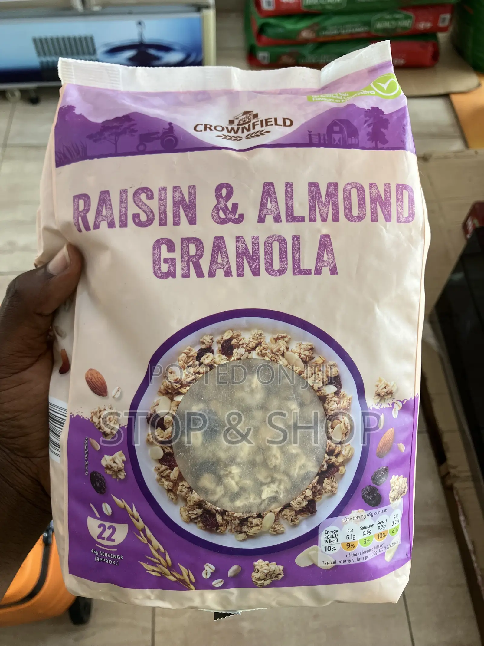 Crownfield Raisin & Almond Granola