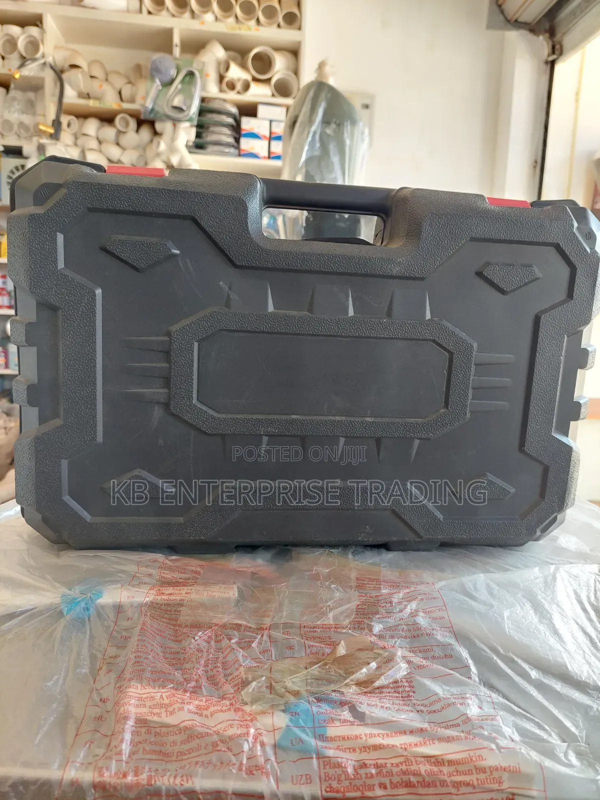800W Heavy Duty Electric Demolition Hammer Breaker With Chisels & Case