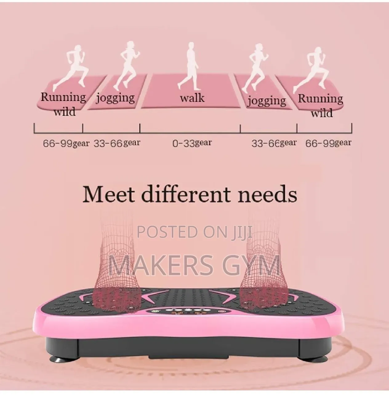 Vibration Plate Exercise Machine With Remote Control