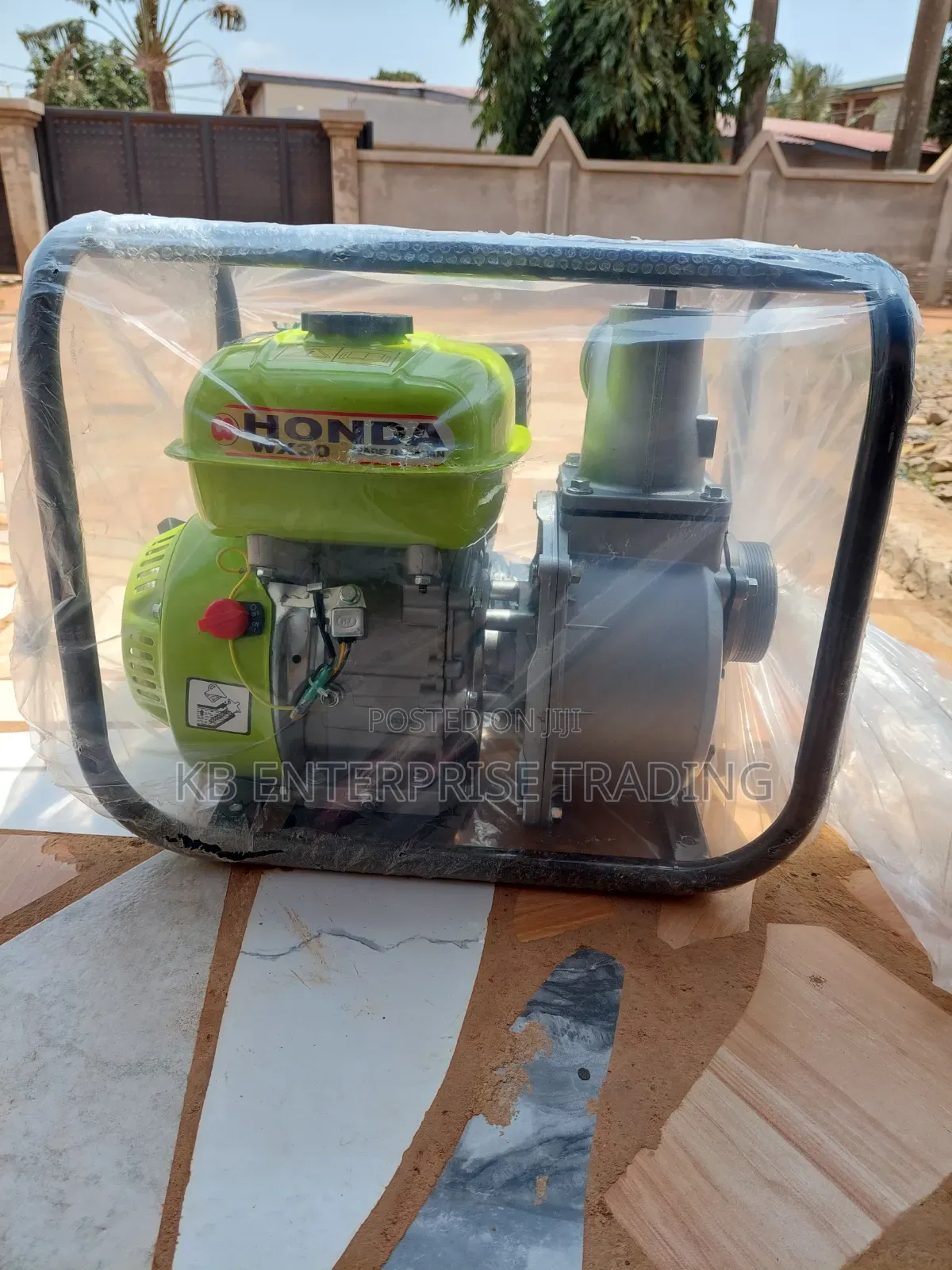 Brand New 4-Stroke Gasoline Water Pump Transfer Pump With Roll Frame