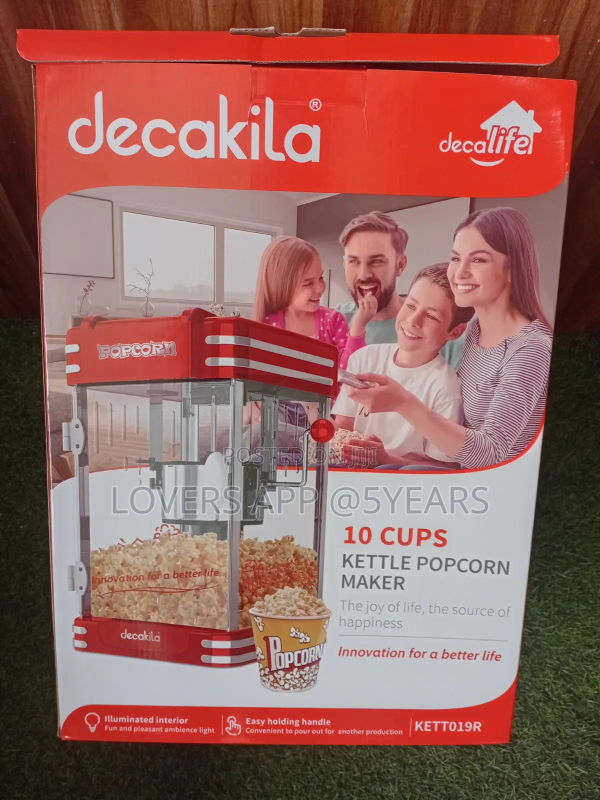 Commercial Easy to Use Decakila Popcorn Machine