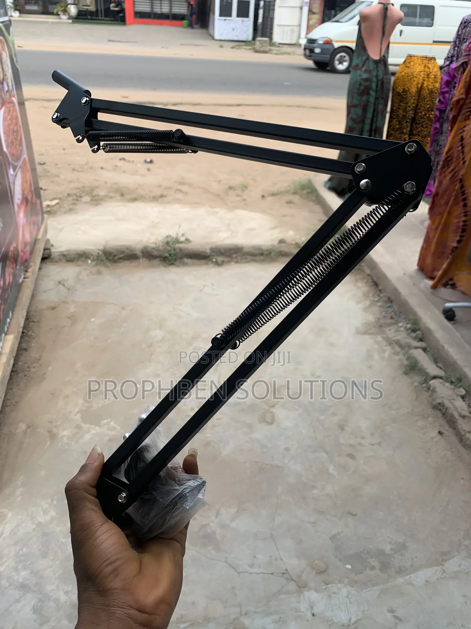 Studio Mic Desktop Holder Adjustable Suspension Boom Scissor Arm