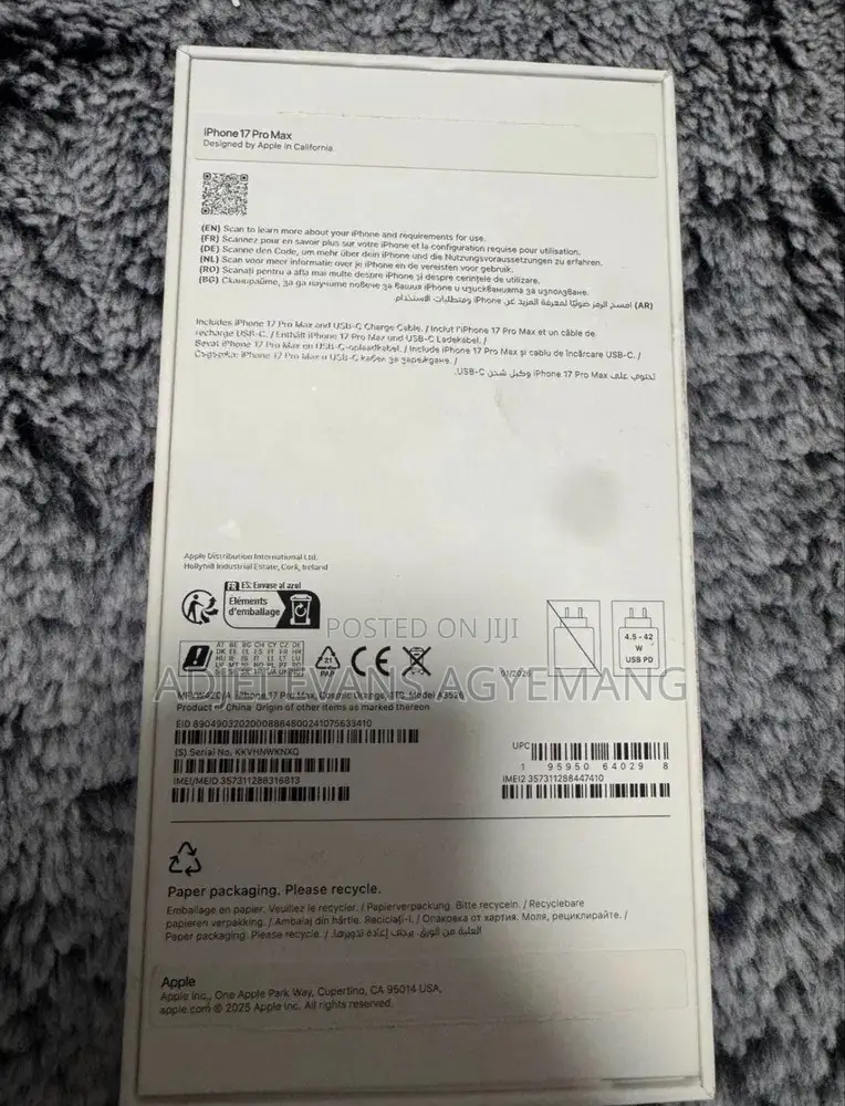 Apple iPhone 17 Pro Max 512 GB Orange