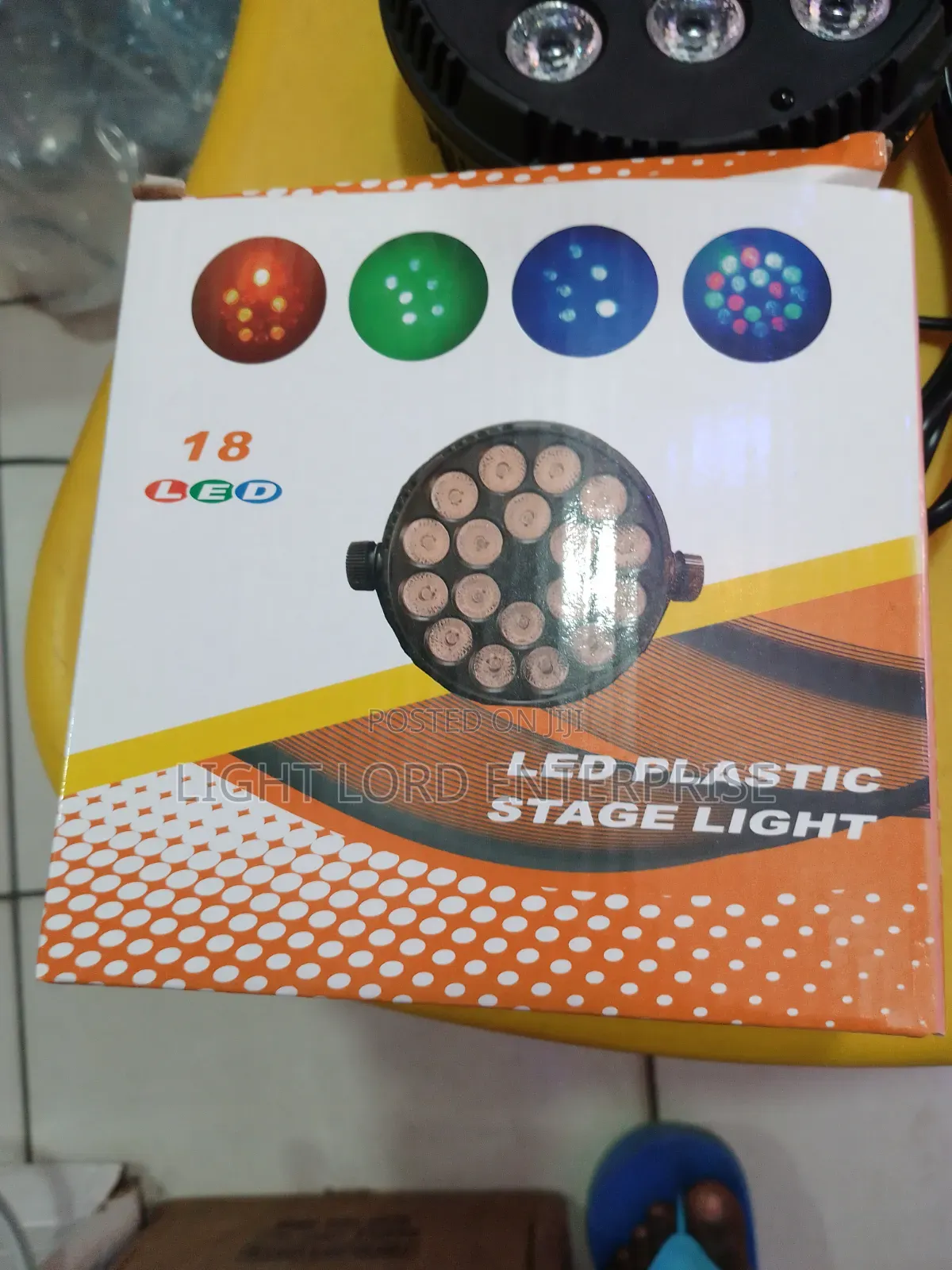 Plastic Wagon Mini Stage Light With Remote Controls