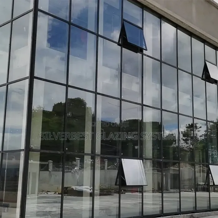 Aluminum Glass Windows, Sliding Doors, Frameless, Stainless 