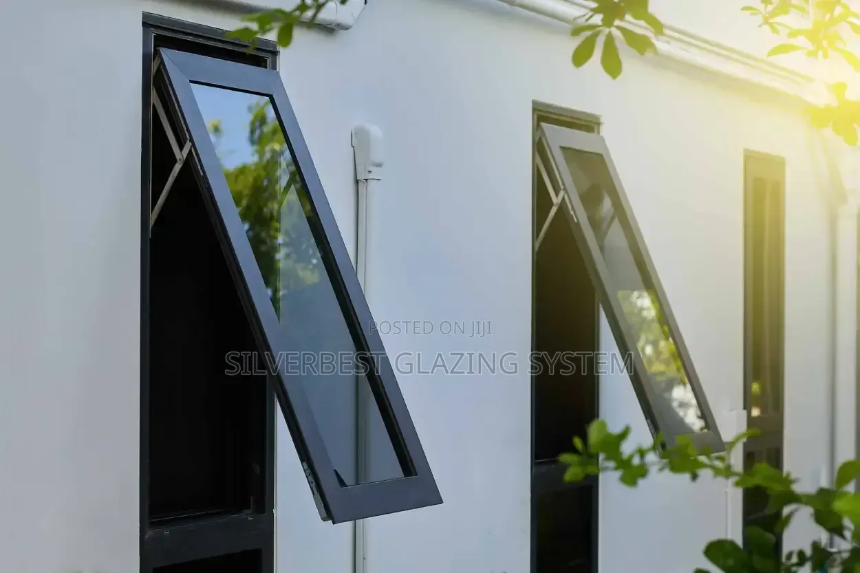 Aluminum Glass Windows, Sliding Doors, Frameless, Stainless 