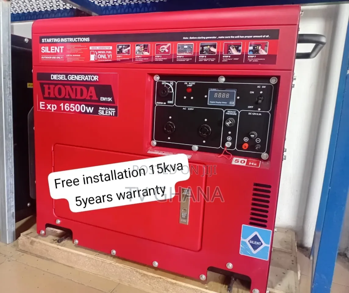 Honda 15kVA Genset – Excellent Quality for Reliable Electricity 15kva