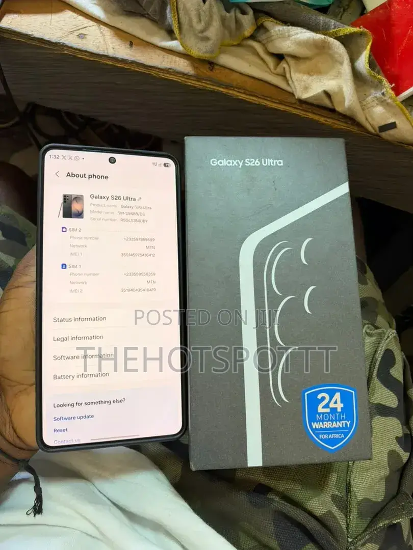 New Samsung Galaxy S26 Ultra 5G 256 GB Black