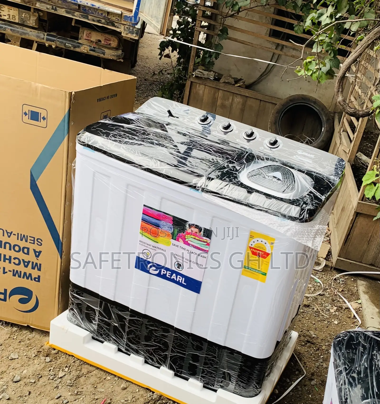 Pearl Heavy Duty 18kg White WashingMachine