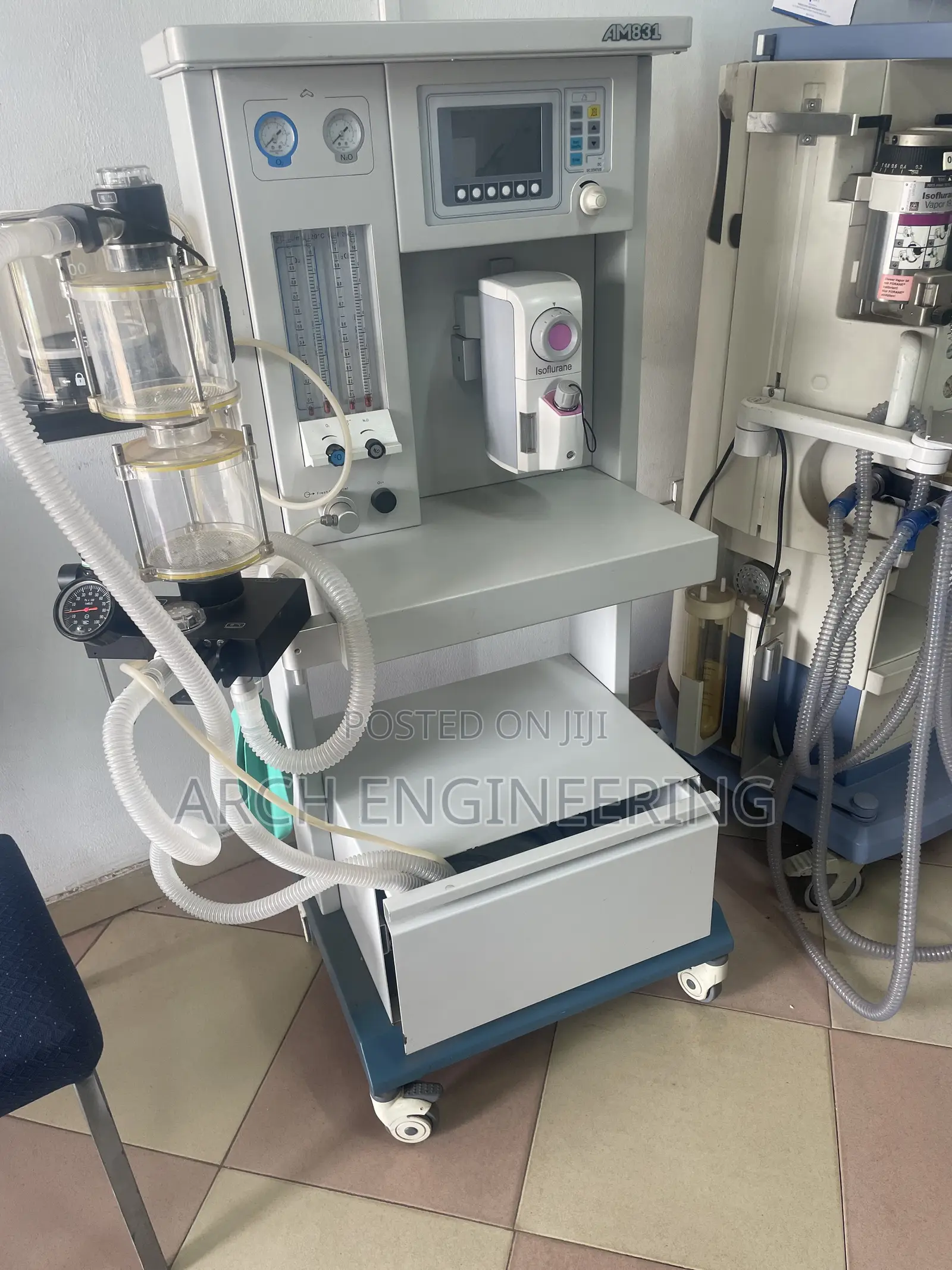 Complete Single Vaporizer Anesthesia Machine(2 Years Warranty)
