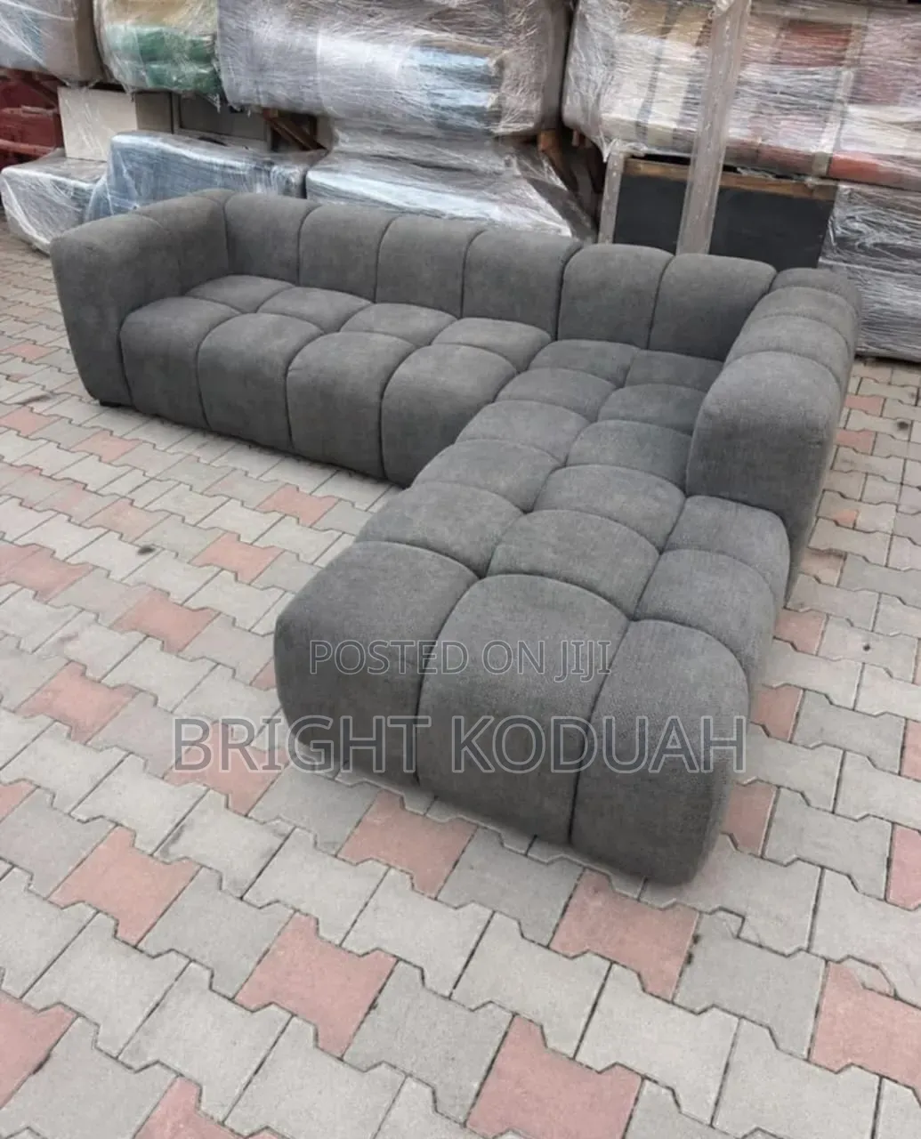 Comfortable Dark Gray Sofa