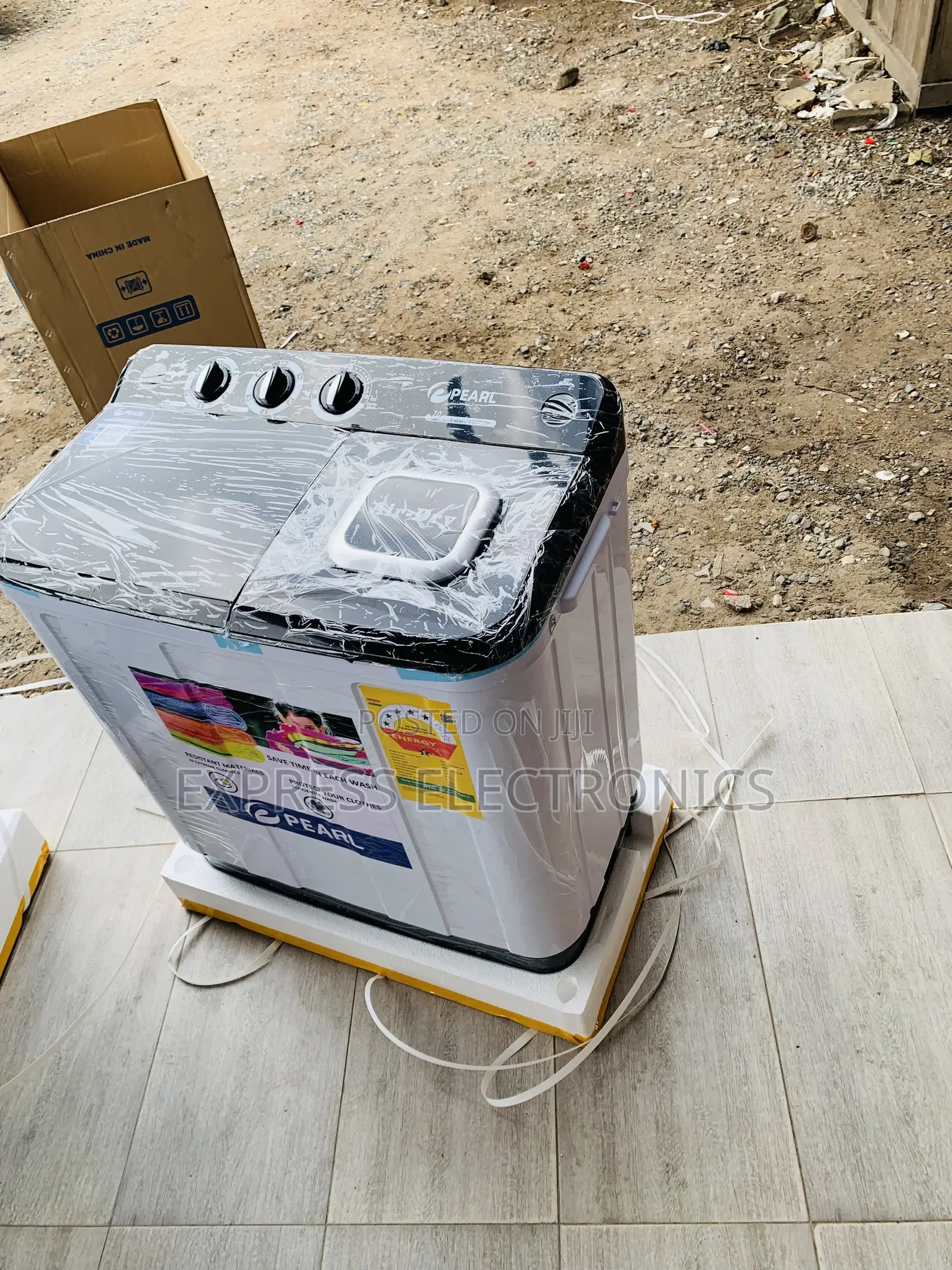 Best Buy for Less Pearl 7kg Twintub Semi Automatic White.