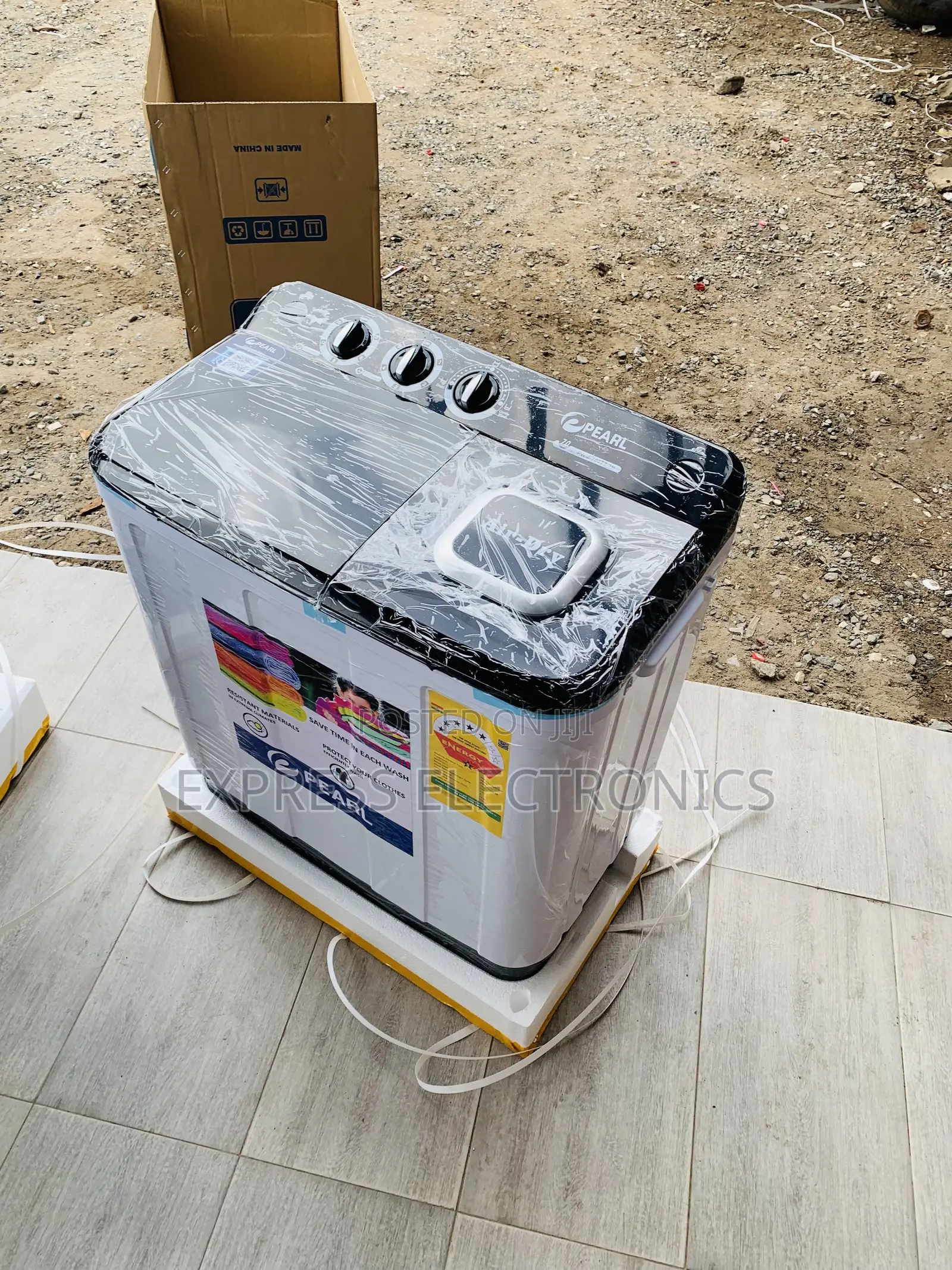 Best Buy Pearl Semi Automatic White WM Topload Twintub 7kg