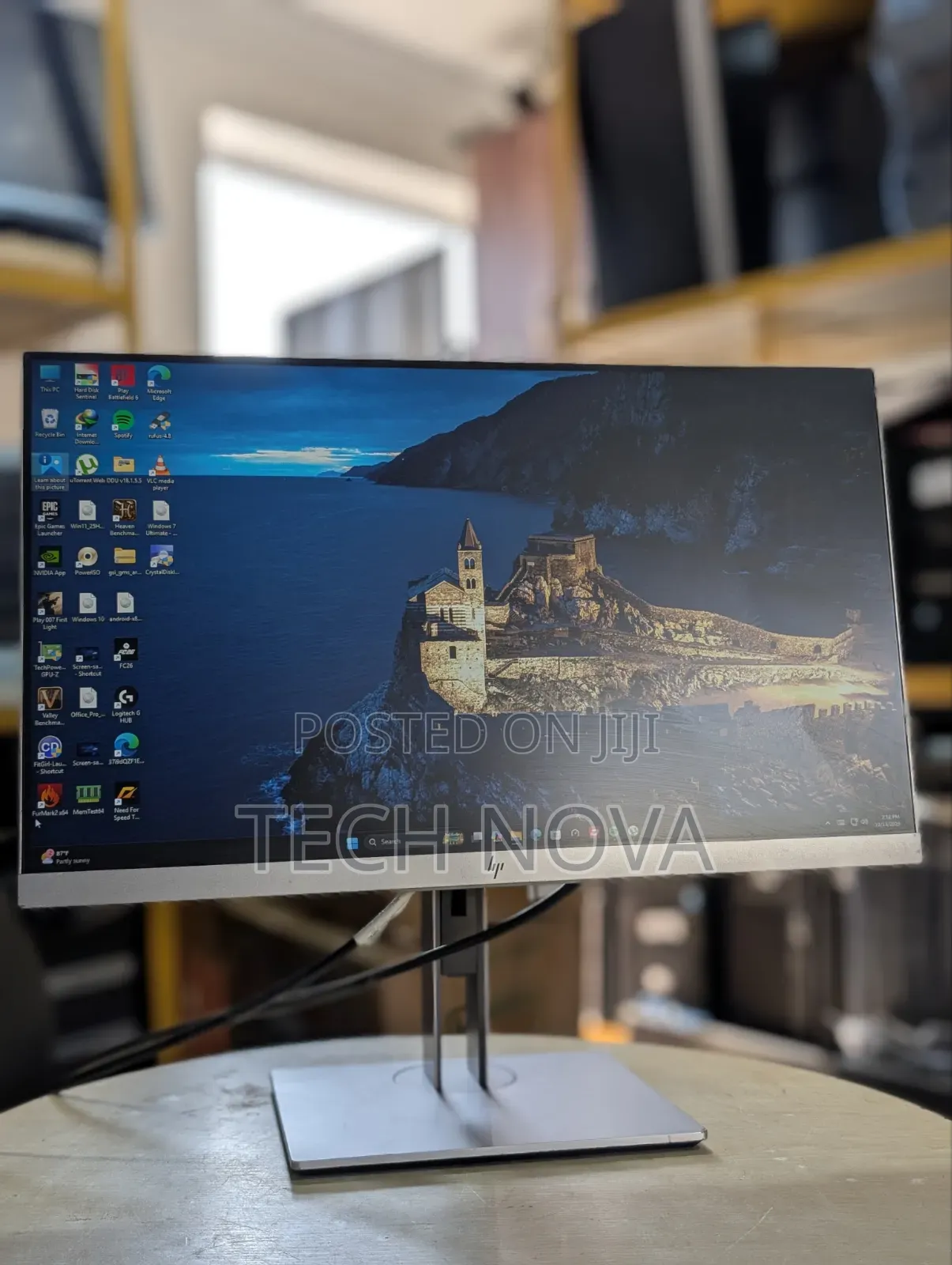HP EliteDisplay E233 Computer Monitor 23 Inch FHD