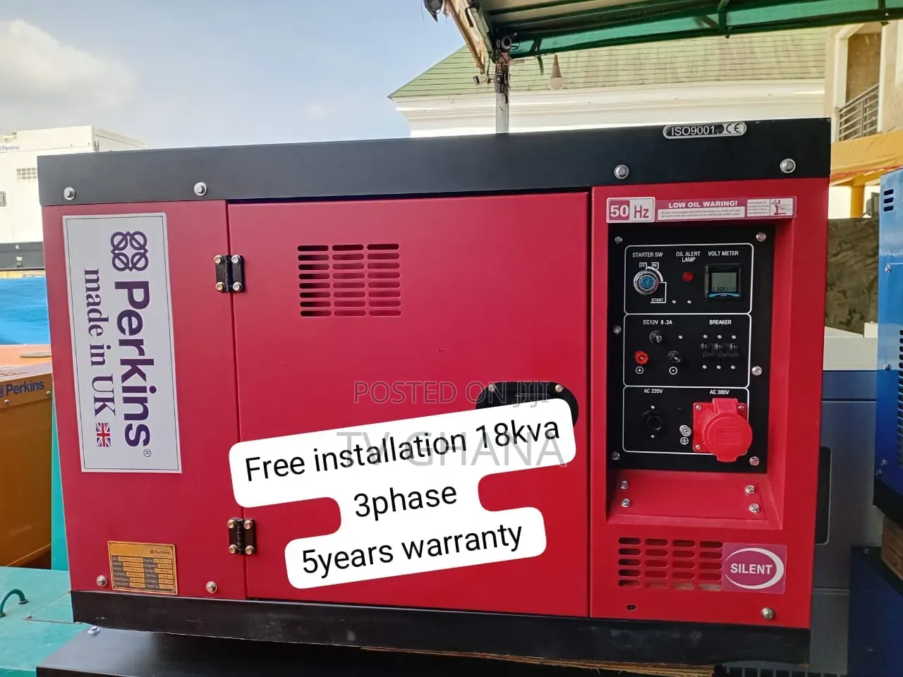 Buy Perkins 18kVA 3-Phase Genset in Ghana – Quality, Power and 18kva