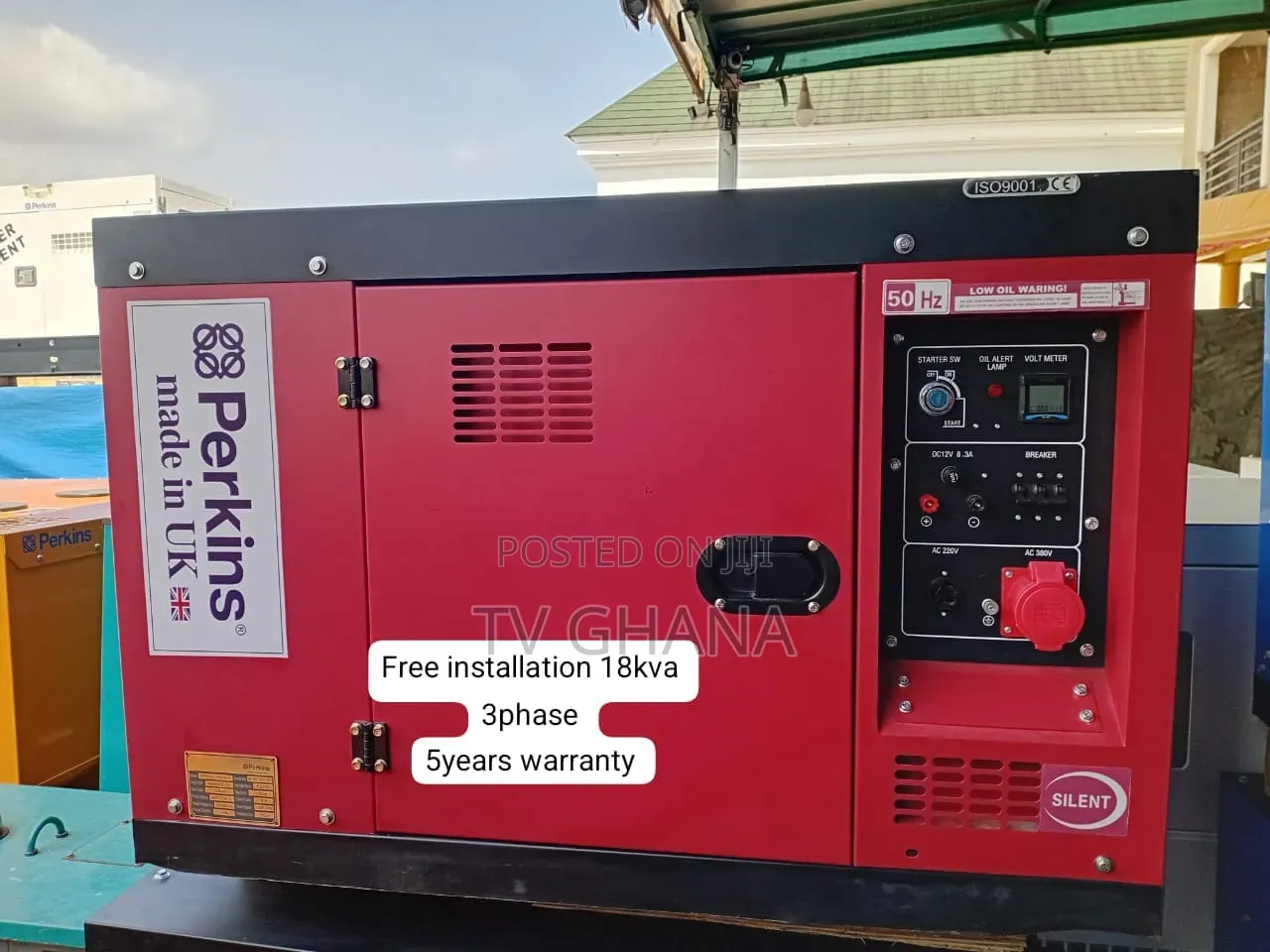Buy Perkins 18kVA 3-Phase Genset in Ghana – Quality, Power and 18kva
