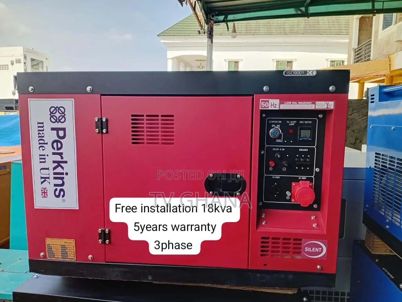 Perkins 18kVA Three-Phase Genset – Efficient and Dependable Power18kva