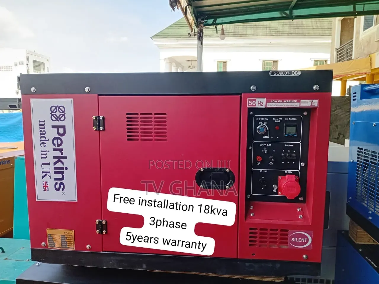 Buy Quality Perkins 18kVA 3-Phase Genset at an Affordable Price18kva