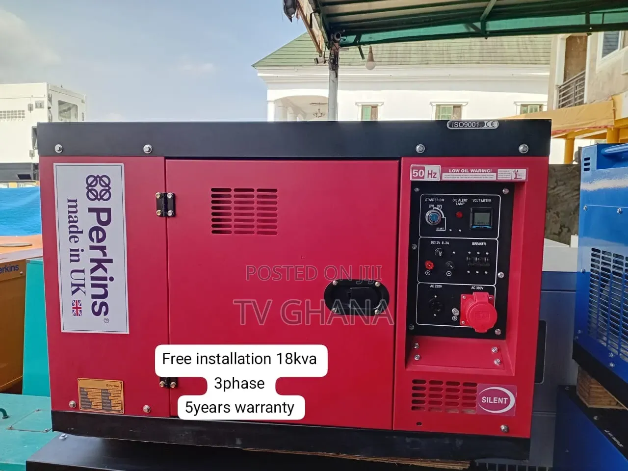 Buy Quality Perkins 18kVA 3-Phase Genset at an Affordable Price18kva