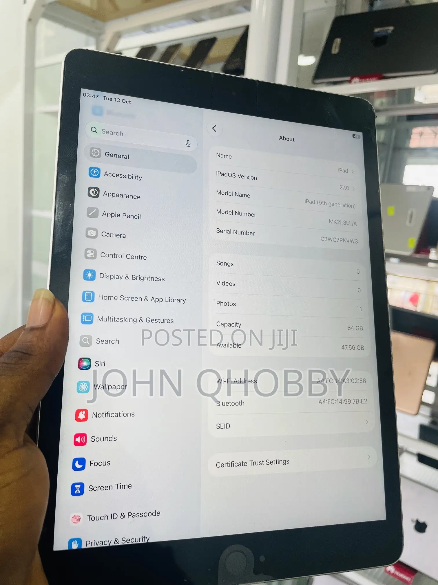 Apple iPad 10.2 (2021) 64 GB Silver