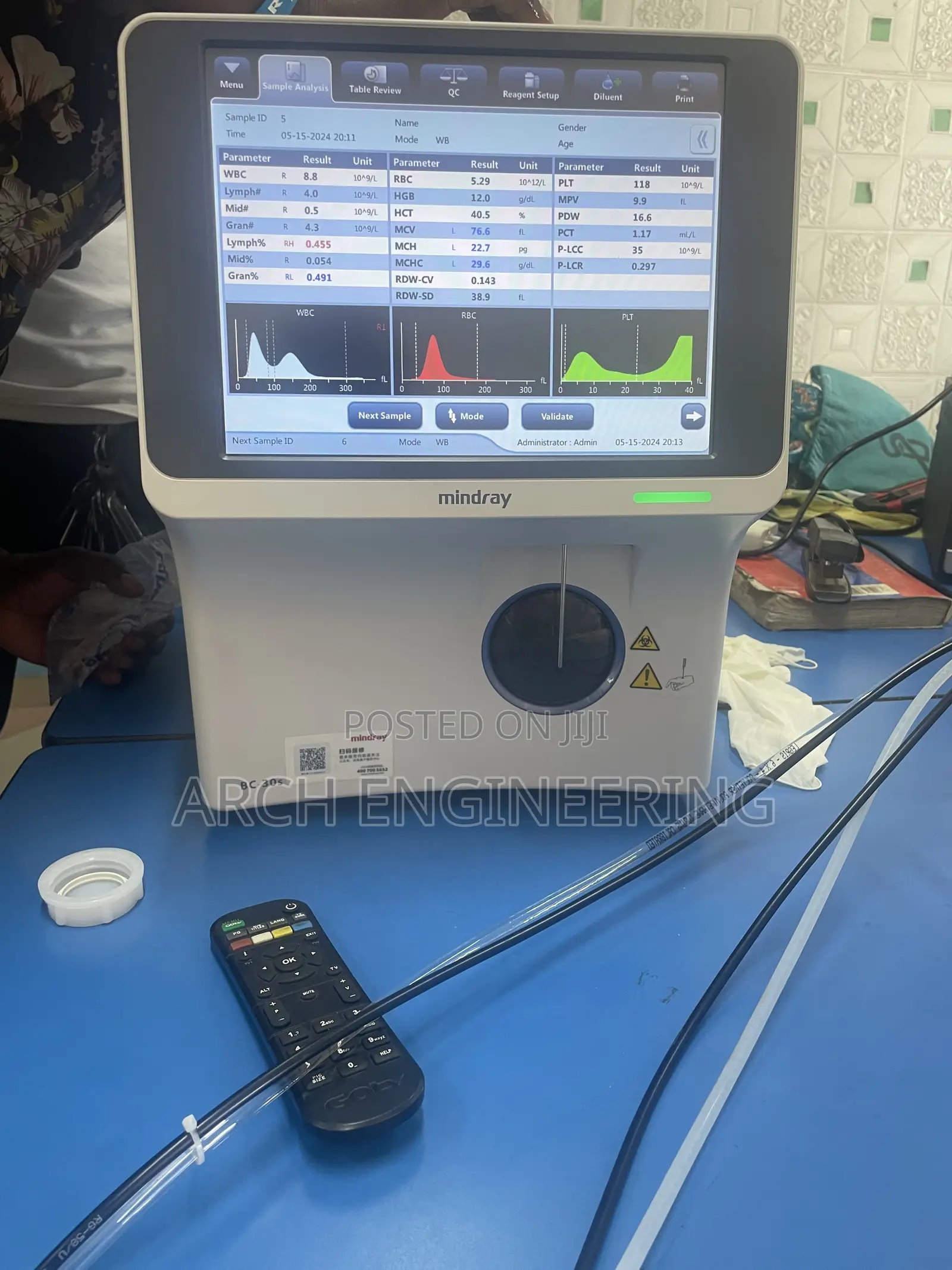 Mindray Hematology Analyzer BC-30s(Open System)- 2 Years Warranty