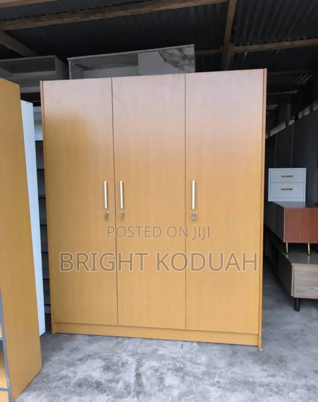 Laminated Three in One Wardrobe