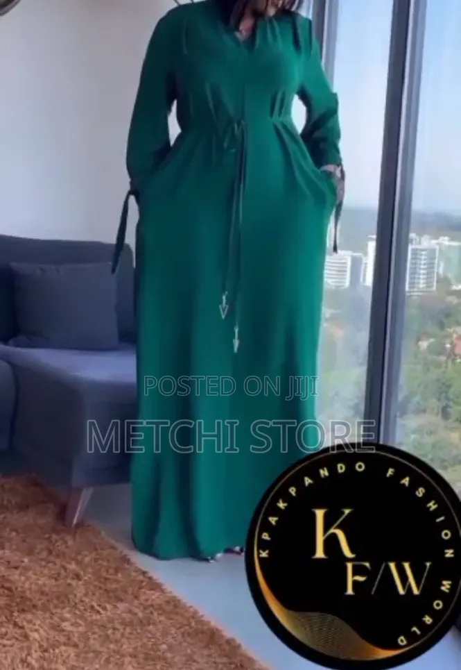 Maxi Gown With Waist Belt