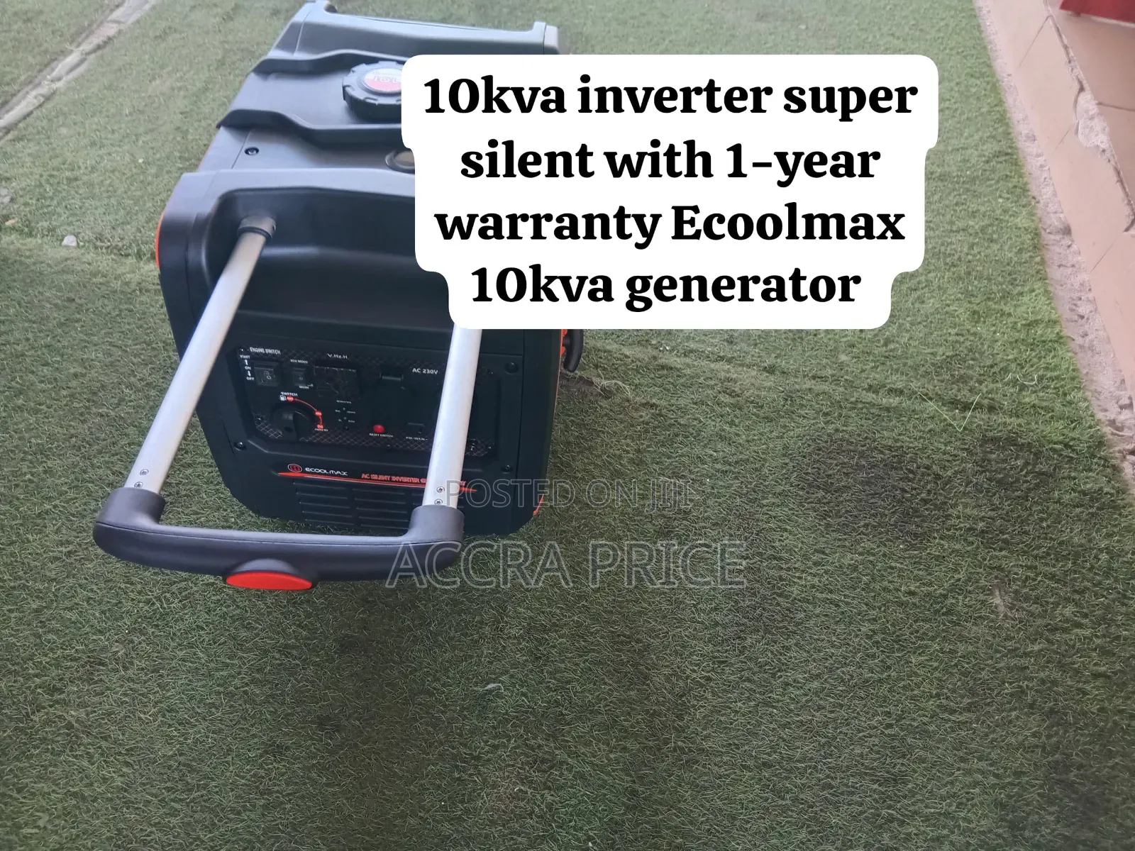 Ecoolmax 10kVA Premium Inverter Genset Powerful, Modern and Efficient