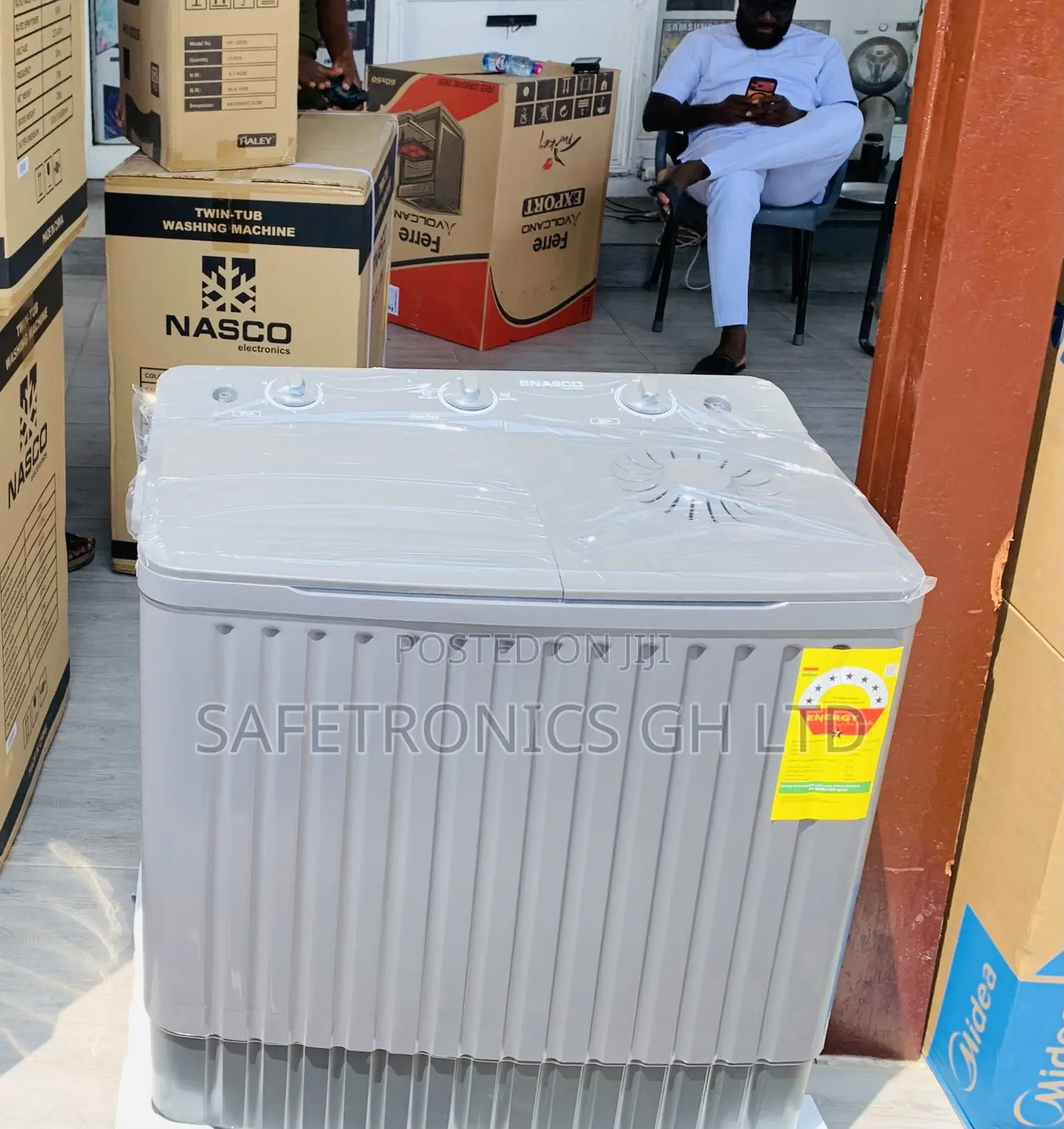 Check Out Best (Washing Machine) Nasco 11kg Grey