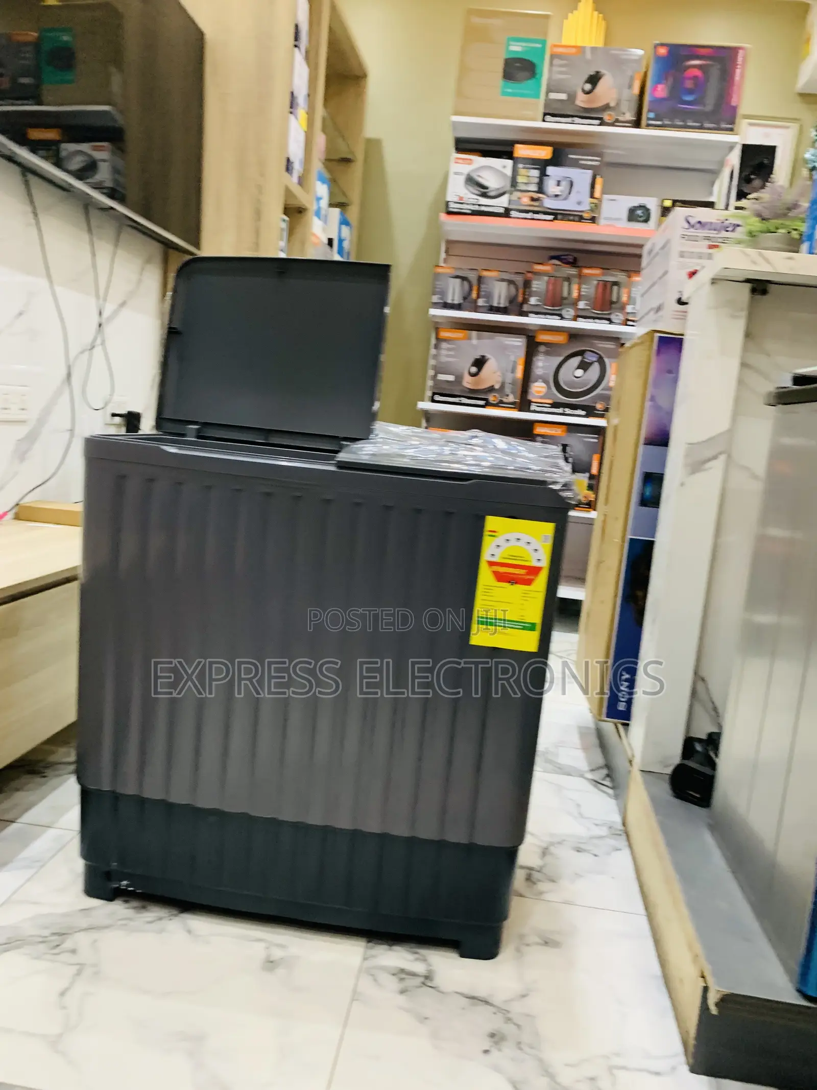 Place Your Order Nasco 11kg Topload Twintub Semi Automatic Black